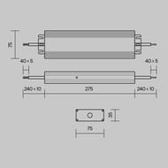 ���� ������� Maytoni Technical (��������) PSL008-250W-48V-IP67 48� 250�� PSL008, IP67, �������