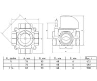 �������������� ������������ ������ 3/4" VT.MIX04.G.05