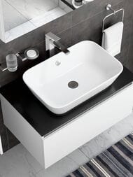 Смеситель для раковины-чаши VitrA Minimax Square A43724EXP однорычажный хром латунь