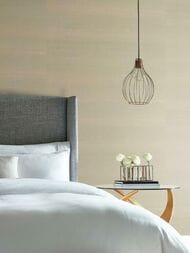 Обои текстильные Carlisle & Co. Textiles (0,91х7,32) под дерево, бежевые LX1206 (рулон)