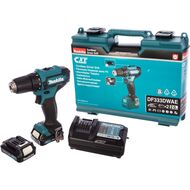 ���������� MAKITA DF333DWAE ��������������, 12� 2*2��, 20�����, 450/1700��/���, 10��, ����