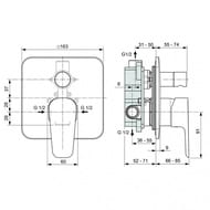����� 6�1 Ideal Standard ESLA ������������ ������� ������� + ��������� ��� ����������� BD002XC