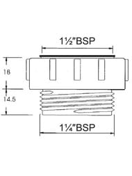 ���������� McAlpine 1 1/4" �� � 1 1/2" ��   HC54