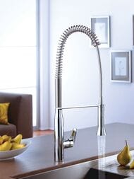 Смеситель Grohe K-7 32950000 для кухни для кухни, с дополнительной профессиональной лейкой, хром