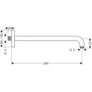 ��������� ��������� �������� ���� Hansgrohe 389 �� � �������� 27413140 ����������� ������