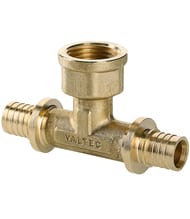 Тройник VALTEC аксиальный, 16х1/2"Вх16, латунь, VTm.432.BG.160416 — миниатюра 1