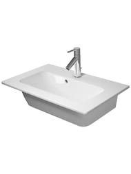 Умывальник DURAVIT ME by Starck 630х400 антигряз.покр., отверстие под смеситель, перелив 23426300001