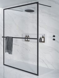 Душевое ограждение RIHO LUCID GD401 BLACK (1400х2000) G005032121