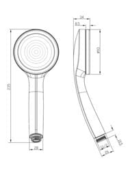 Лейка душевая IDDIS SpaHome SPA1F00i18 хром