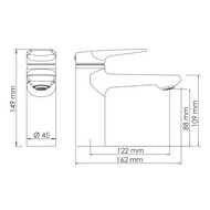 ��������� ��� ����������� WasserKRAFT Glan 6603 �������������, ������ ����� 88��, ������ ������