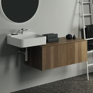 Тумба под раковину Ideal Standard CONCA (1000x505x370) 1 ящик, темный орех, со столешницей T4313Y5
