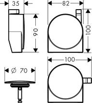 Hansgrohe Exafill S ����� ��� ����� (����� �) + ����� ��� �����-�������� ���� ������ 58117140
