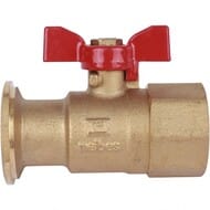 Кран шаровый Meibes с фланцем для подключения циркуляционного насоса 1" M61810