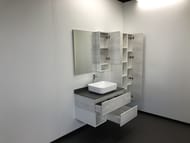Зеркало-шкаф COMFORTY Прага-90 (880х800х140) подвесной, дуб белый 00004136263