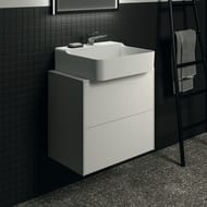 Тумба под раковину Ideal Standard CONCA (600x373x550) 2 ящика, белый, столешница с вырезом T3946Y1