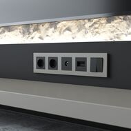 Рамка на 5 постов Werkel Slab (дымчатый софт) W0052917