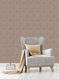 Обои флизелиновые Hygge IV Winter Hg25 002/1 (1,00х10,05) геометрия, коричневые (рул.)