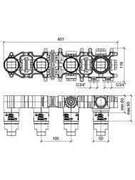 ������������ ����� Almar Modular ���������.��������� �� 2 ����������� �������������� + ��� + �����  E169003