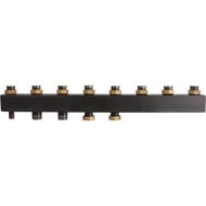 Коллектор распределительный ROMMER 4(5) отопительных контура 1.1/2", сталь