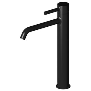 Смеситель для умывальника Zucchetti Pan ZP6219.N6 высокий, однозахватный, черный soft touch