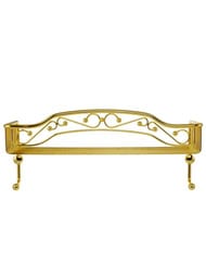 Migliore Complementi Полка-решетка с двумя крючками 40x15x15 см золото ML.COM-50.701.DO