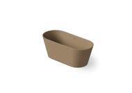 Ванна отдельностоящая Dea Design DD8606 1600 2 (1600х700х580), овальная, слив-перел, д/к, светло-коричневый