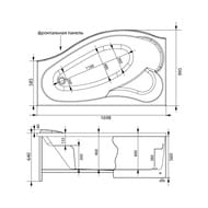 ������ ����������� Aquanet PALMA 170 L 176150