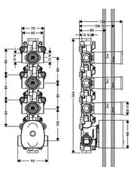 ������ ���������� Axor ShowerSolutions 10750180 ������� �����, 3/4