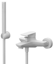 Смеситель для ванны Remer Infinity I02BO, белый матовый — миниатюра 1