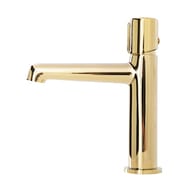 Смеситель для раковины BelBagno UNO-LVM-ORO однозахватный, с донным клапаном, золото