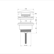 ������ ������ ��� �������� 1 1/4 WONZON & WOGHAND, ������� ������ WW-88SS07-RG