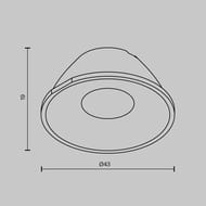 ����� ��� ����� Maytoni Round (�����) LensCD43-24 12W 24�, ����������