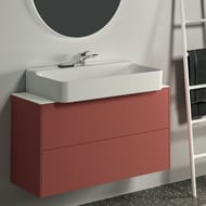 Столешница для тумбы 100 Ideal Standard CONCA (1000x373x6) керамическая, calacatta marble T4346DH