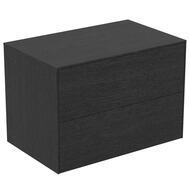 Тумба под раковину Ideal Standard CONCA (800x505x550) 2 ящика, дымный дуб, со столешницей T4322Y4