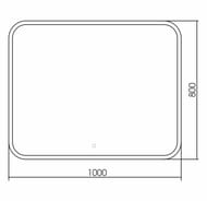 ������� Silver Mirrors ����-4 (1000�800) LED-���������, ������, ������, ���� ��-00001395