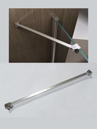 Душевая дверь ABBER Zart AG08090 (900х1950) распашная, стекло 6мм прозрачное/хром — изображение 4