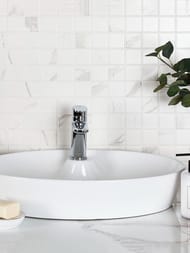 Мозаика керамическая Starmosaic Homework Carrara Matt 48x48 (306х306х6) белая PMWB82223 (шт.) — миниатюра 2