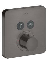 Смеситель Axor ShowerSelect 36707340 встраиваемый, наружняя часть, шлиф. черный хром