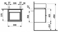 ����� ��� ���������� Laufen CASE Living city 4.0111.1.075.463.1 (440�375�455) 1 ����, ����� �������