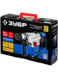 Перфоратор ЗУБР SDS-Max ЗПМ-40-1250 ЭВК, 1250 Вт, 40мм, 450об/мин, 2800уд/мин, 2 режима, выброзащита — изображение 10
