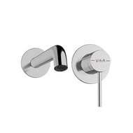 Встраиваемый смеситель для раковины VitrA Minimax Round A43549EXP однорычажный хром латунь