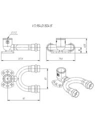 �����-����������� VALTEC 22�1/2"�, ����. �����, VTi.954.I.002204