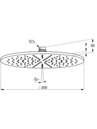 ������� ��� KLUDI A-QA DN15 ������� 300��, ������, ����� ������� 6433053-00