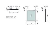 ������� Laufen LEELO (800�550) � ��������������� LED ������������ 4.4762.1.950.144.1
