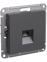 Розетка Systeme Electric ATLASDESIGN компьютерная RJ45, кат. 5Е, механизм, базальт ATN001483