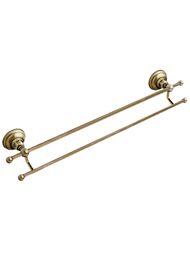 Полотенцедержатель Nicolazzi Classica двойной настенный, бронза 1482BZ