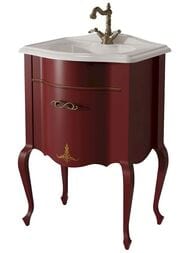 Тумба под раковину Caprigo Бурже 60 rossa vino 610х925х465 11010-019