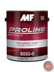 Краска MF Paints Proline Red 8050 моющаяся глубокоматовая (3,8л) MF 0057 (шт.)