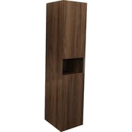 Шкаф-колонна COMFORTY Бордо-40 (400х1600х320) подвесной, дуб темно-коричневый матовый 00-00007266
