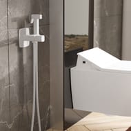 Смеситель WasserKRAFT Saale 9538 для гигиенич. душа, встраиваемый, однозахватный, белый Soft-touch